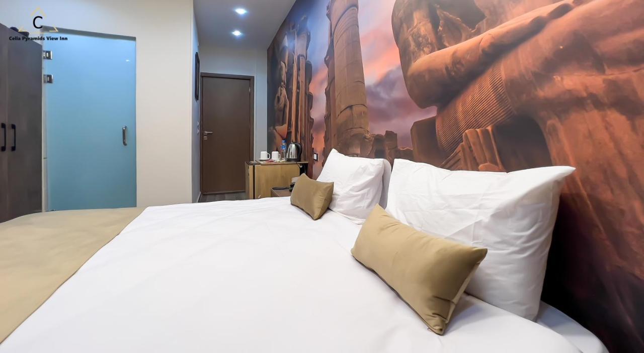 Celia Pyramids View Inn Nazlet el-Sîsi Eksteriør billede