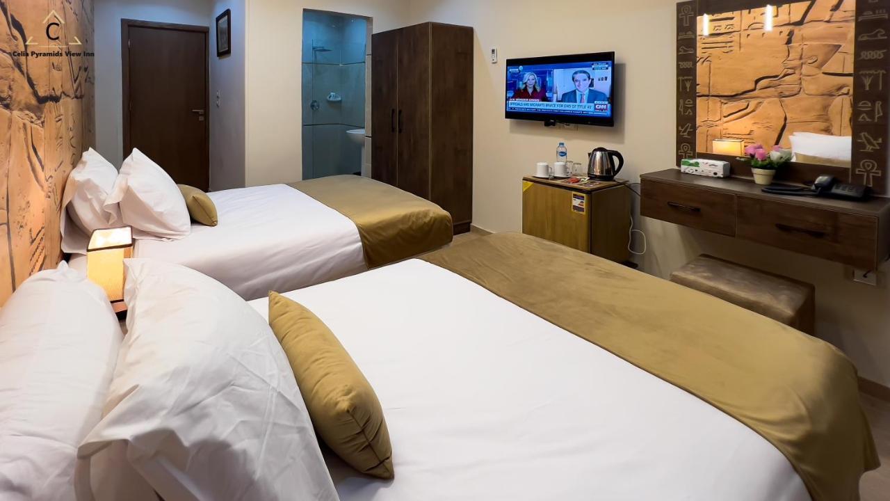 Celia Pyramids View Inn Nazlet el-Sîsi Eksteriør billede