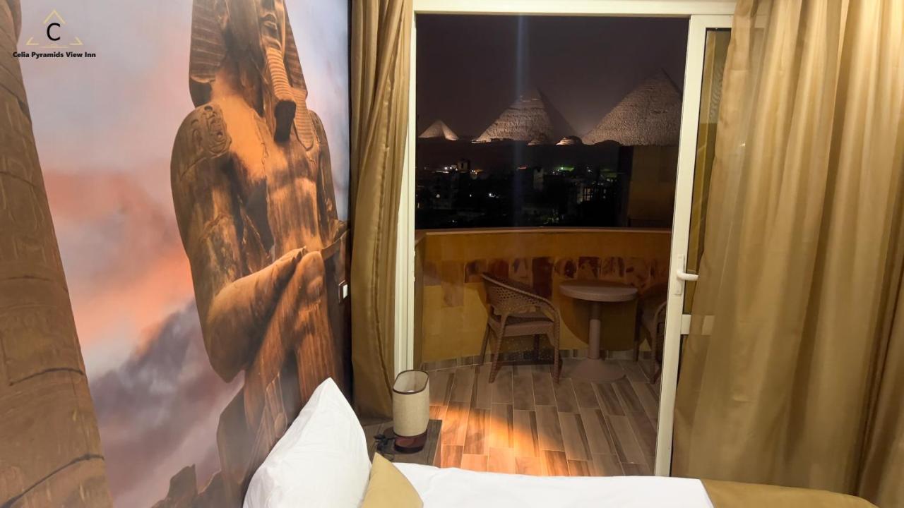 Celia Pyramids View Inn Nazlet el-Sîsi Eksteriør billede