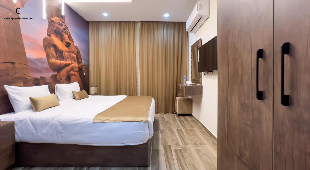 Celia Pyramids View Inn Nazlet el-Sîsi Eksteriør billede