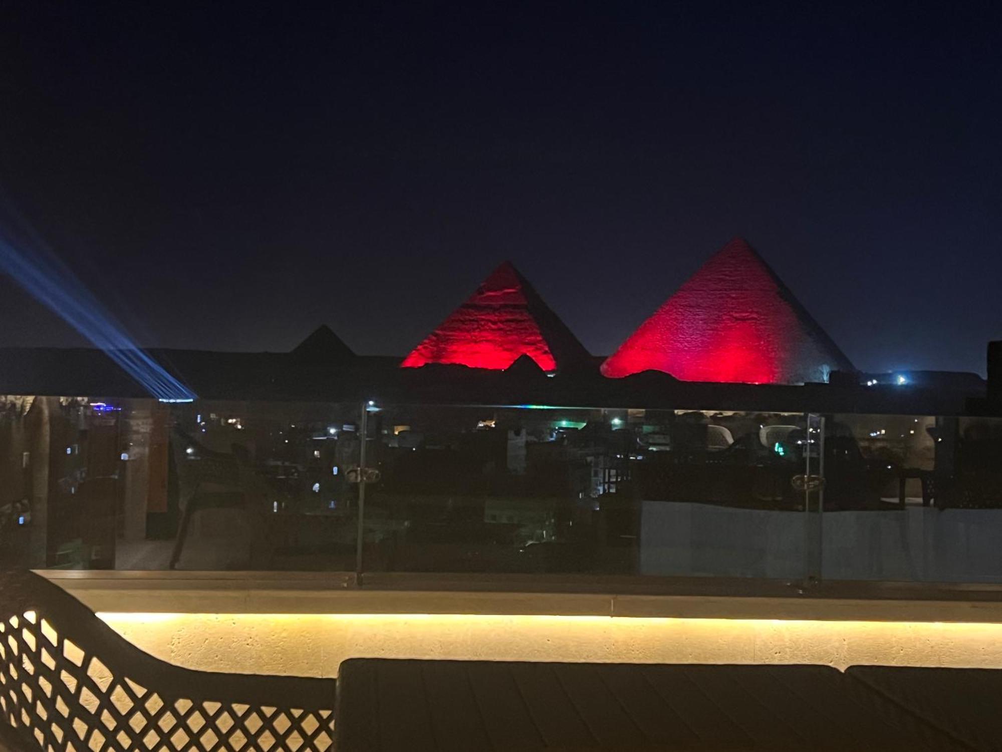 Celia Pyramids View Inn Nazlet el-Sîsi Eksteriør billede