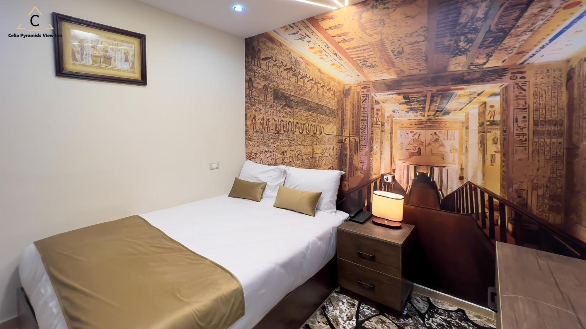 Celia Pyramids View Inn Nazlet el-Sîsi Eksteriør billede